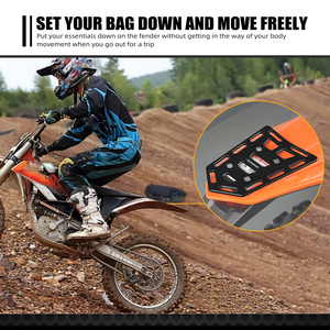 Support de porte-bagages universel NICECNC pour moto tout-terrain, <span class=keywords><strong>enduro</strong></span>, pour Honda CR CRF CRFX YZ YZF <span class=keywords><strong>WRF</strong></span> 125 <span class=keywords><strong>250</strong></span> 450 - Product Image 3