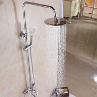 Nouvelle salle de bains moderne Bronze douche Jet haute pression robinet mur toilette douche douche