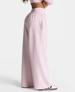Nuovi Pantaloni Sportivi da <span class=keywords><strong>Donna</strong></span> in Cotone 100%, Modello <span class=keywords><strong>Oversize</strong></span> a Gamba Larga, per Yoga e Attività Sportive - Product Image 2