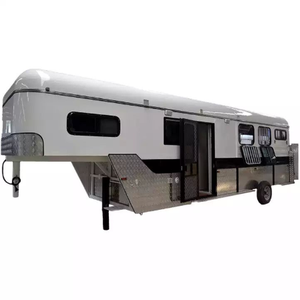 Remorque pour chevaux TrailBlaze Deluxe avec logement, cuisine, salle de bain, en acier galvanisé, remorque personnalisée - Product Image 2