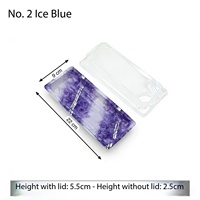 Boîte d'emballage jetable pour sushis 220x90mm avec couvercle transparent, plateau en plastique PET de qualité alimentaire épaissi pour supermarché et comptoir de charcuterie