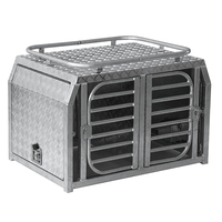 Cage pour chien, en aluminium, de luxe, niche, boîte de transport, nouveau design, vente en gros
