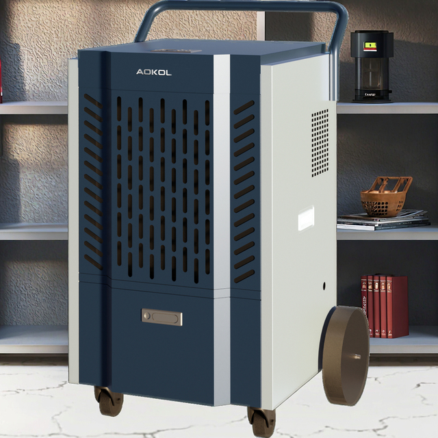 AOKOL Industrial Air Dehumidifier Light Commercial Dehumidifier with Smart Wi-Fi Remote Control 90L/DAY House Dehumidifier