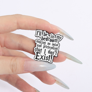 我郑重发誓我没好珐琅别针魔术报价胸针翻领徽章饰品礼品批发 - Product Image 4