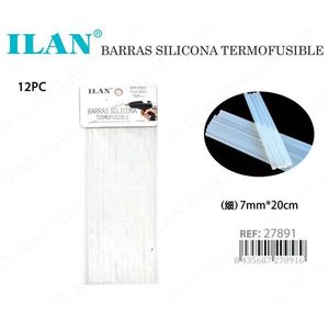 Barras de silicona termofusible de 7 mm x 20 cm para pistola de pegamento, 12 unidades - Product Image 3