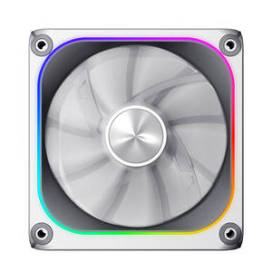 Ventilateur <span class=keywords><strong>AIGO</strong></span> avec écran matriciel de pixels, animation personnalisable, cadre en aluminium avec ventilateur de dissipation thermique pour boîtier d'ordinateur - Product Image 3