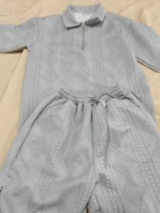 Conjunto deportivo de verano para niños, camiseta de manga corta con solapa y cremallera, pantalones cortos minimalistas con bolsillo con cordón - Product Image 5