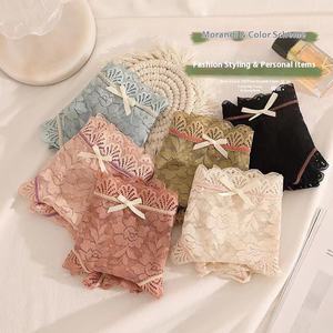 Трусики женские кружевные бесшовные до середины талии - Product Image 2