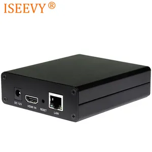 ISEEVY H.265 H.264 HDMI兼容视频编码器IPTV直播支持SRT RTMP RTSP UDP HTTP和Facebook YouTube WOWZA