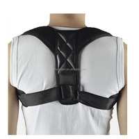 Correcteur de posture orthopédique réglable noir et gris pour le haut du dos et les épaules Chuangen
