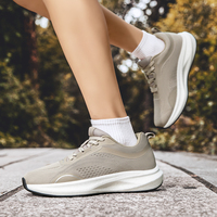 Chaussures de sport pour hommes Oem Odm direct d'usine vente en gros orteil large meilleure douleur au pied orthopédique diabétique en coton chaussures de course décontractées pour hommes
