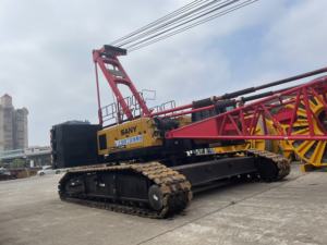 รถเครนตีนตะขาบ Sany มือสองคุณภาพสูง ขนาด 50-320 ตัน พร้อมมอเตอร์ เกียร์ ปั๊ม และชิ้นส่วนหลักของเครื่องยนต์ สภาพดี ขาย - Product Image 2
