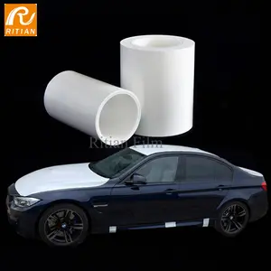White High Gloss Vinyl Wrap Roll 100 Meter Long Car Automotive Protective Film For Head Hood Car Marine