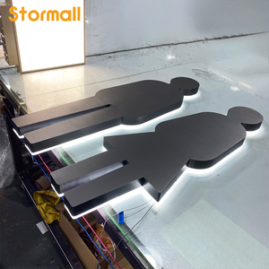 Enseigne rétroéclairée personnalisée en acrylique et métal, lettres de logo 3D rétroéclairées pour extérieur, signalétique lumineuse à LED pour Tolit - Product Image 5