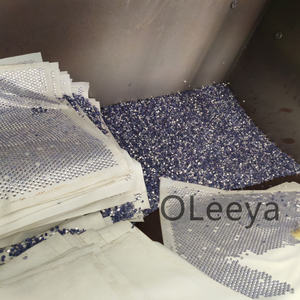 Oleeya Glass Purple Colors German Strong Glue <span class=keywords><strong>en</strong></span> Hot Fix Rhinestones Cristales <span class=keywords><strong>Strass</strong></span> Hot Press Iron Rhinestone <span class=keywords><strong>para</strong></span> lazos Ropa - Product Image 5