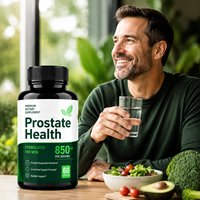 Capsules de santé de la prostate pour hommes, marque privée OEM, compléments alimentaires à base de plantes pour la santé de la prostate masculine