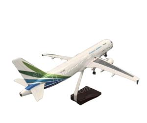 Hoge Kwaliteit 1:80 A320 Vliegtuig Model 47Cm Diecast Speelgoed Led Licht Vliegtuig Met Wielen Voor Gift <span class=keywords><strong>Lanmei</strong></span> Airlines - Product Image 1