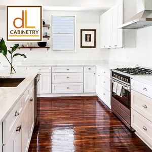 อเมริกันสีขาวปั่นสไตล์36นิ้วขี้เกียจซูซานฐานมุมตู้ครัว US คลังสินค้าสต็อก - Product Image 2