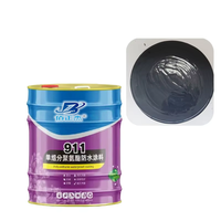 Revêtement imperméable en polyuréthane à base d'huile 5 kg/20 kg/50 kg, peinture pour toiture à durcissement par l'humidité pour application murale extérieure