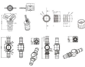 Raccords de bon fournisseur pour tuyaux d'égouttement raccords de dérivation Type de vanne - Product Image 4