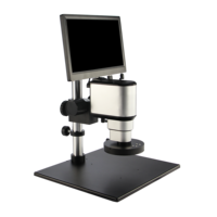 Microscope vidéo stéréo intelligent FM110AM de Ft-Opto avec zoom motorisé 4K pour l'inspection industrielle, la mesure et la soudure de circuits imprimés, grossissement 10x-99,8x