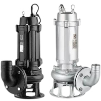 Pompe submersible anti-colmatage pour eaux usées avec agitateur pour une gestion efficace des eaux usées - Pompe à eau submersible