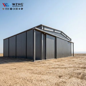 Structure de stockage en poutres H en métal galvanisé sur mesure pour hangar d'avions, durée de vie de 50 ans, résistance au vent de 200 km/h, certifiée ISO9001 - Product Image 1