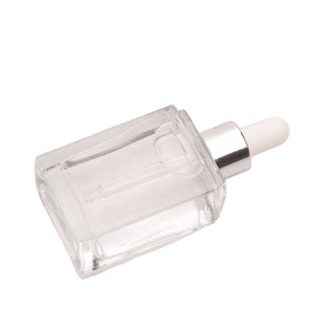 Perfume Bottle With Box Clear Glass Dropper Bottle Oil Glass Bottle
