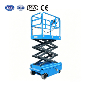 Plateforme élévatrice à <span class=keywords><strong>ciseaux</strong></span> automotrice intelligente 2026, plateforme de travail aérien tout-terrain de 6m à 14m pour la construction extérieure - Product Image 4