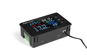 Indicatore di voltmetro a Led colorato digitale di vendita calda 100A misuratore di tensione a corrente chiusa con comunicazione 485
