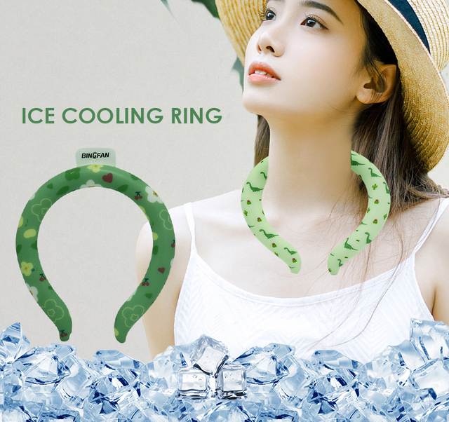 Mosquito Repellent Neck Cooling Tube TPU/PCM Cold Ice Neck Cooling Tube for Summer Cooling Neck Coolers