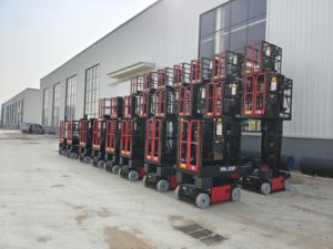 Plataforma de Trabalho Aéreo Telescópica Jiubang 6-10m - Sistema de Elevação de Alta Resistência - Product Image 6