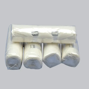 Perban krep katun perban kualitas baik ukuran 7.5cm 4 perban kertas krep elastis alami untuk dijual - Product Image 3