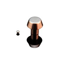 Pointe argentée 10A en acier inoxydable de classe 51 certifiée ISO15977, rivet de contact mobile personnalisé pour relais de puissance