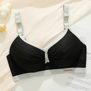 Enceinte sans fil gros seins confort grossesse maternité femmes sans couture croisé allaitement soutien-gorge d'allaitement - Product Image 3