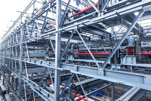 Conception moderne de grande capacité Structure en acier préfabriqué Garage de stationnement à plusieurs niveaux Simple métal Garage stéréo Besoins de stationnement - Product Image 4