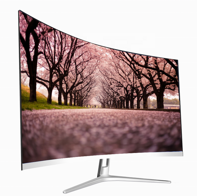 27" Gaming Desktop Cpu Computer Monitor Curved Display Pc LCD Smart Display