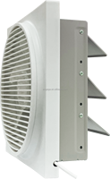 Ventilateur d'extraction mural haute performance en plastique PP ANGEGA VF-AC6G/8/10/12 avec interrupteur 1/2 voies pour salle de bain et cuisine domestiques