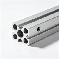 Perfil de Aluminio Industrial Personalizado con Certificación ISO9001, Mecanizado CNC, Electroerosión por Hilo, Perforación para Líneas de Automatización