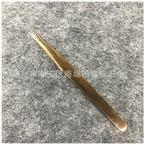 Pinzas de oro rosa para injertar y dar volumen a las pestañas; se pueden usar con clips en forma de ocho, clips de mariposa y puntiagudos. - Product Image 5