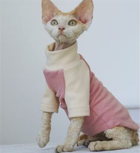 Qiqu-mono cálido de otoño e invierno para gatos, ropa para mascotas, sin pelo, <span class=keywords><strong>Sphinx</strong></span> - Product Image 2