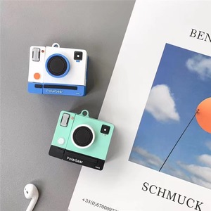 INS Karikatur Kamera Blinker-Rasterhülle Gen <span class=keywords><strong>2</strong></span>. <span class=keywords><strong>3</strong></span>. Ohrhörer-Abdeckhülle für Apple Airpods Pro für Airpods AirPods 1 <span class=keywords><strong>2</strong></span> <span class=keywords><strong>3</strong></span> - Product Image 1