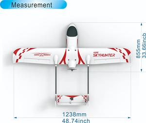 Sonicmodell Mini <span class=keywords><strong>Skyhunter</strong></span> V2 1238Mm Sải Cánh FPV Epo RC Máy Bay Kit Dài Phạm Vi Cố Định Cánh RC Máy Bay RC Fpv Sở Thích UAV Đồ Chơi DIY - Product Image 6
