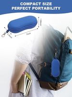 Étui à lunettes rigide en EVA écologique avec fermeture éclair, logo personnalisé, léger, pour lunettes de soleil, vente en gros, directement de l'usine, OEM