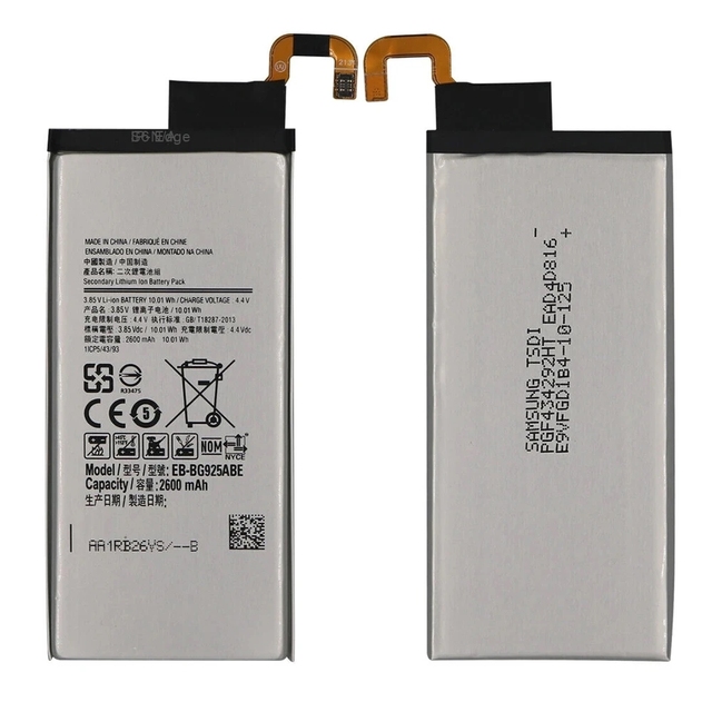 High Quality Rechargeable EB-BG925ABA Battery for Samsung S6 Edge Digital Mobile Phone Battery Large Capacity