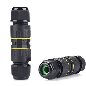 ขั้วต่อสาย IP68กันน้ำ, สายไฟฟ้ากลางแจ้งขั้วต่อสายไฟแบบก้านโยกหมุนเร็ว - Product Image 6