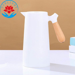 Arroz 1000 Mherherherherhermos ottottle, Hite laslasks Vacuum Thermos ITH ooooden andandle - Product Image 2