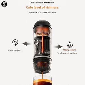 Machine <span class=keywords><strong>à</strong></span> <span class=keywords><strong>café</strong></span> expresso sans fil portable charge <span class=keywords><strong>à</strong></span> double usage écologique pour la maison voyage en plein air bouilloire de chauffage classique - Product Image 4