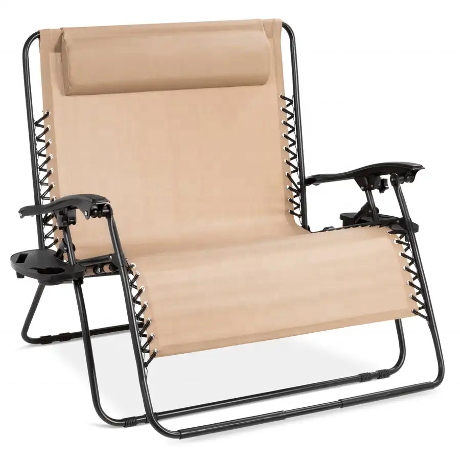 Zero Gravity Love Seat - Reclining Outdoor Folding Chair