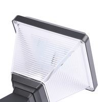 Lampadaire LED solaire en aluminium IP65 pour extérieur, portail, pilier, jardin